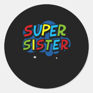 Adesivo Presente de aniversário engraçado da Super Sister