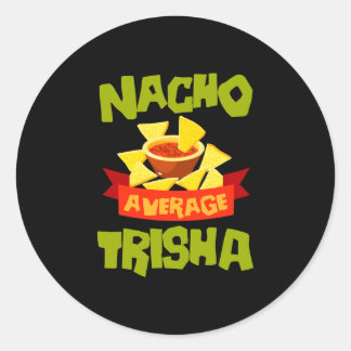 Adesivo Presente de aniversário engraçado nome trisha não 