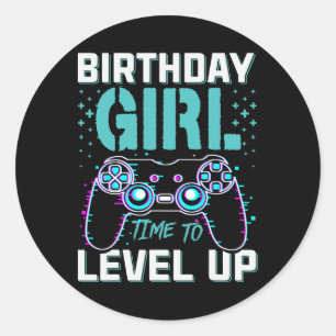 Adesivo Presente De Aniversário Para A Menina Chegar Ao Ní