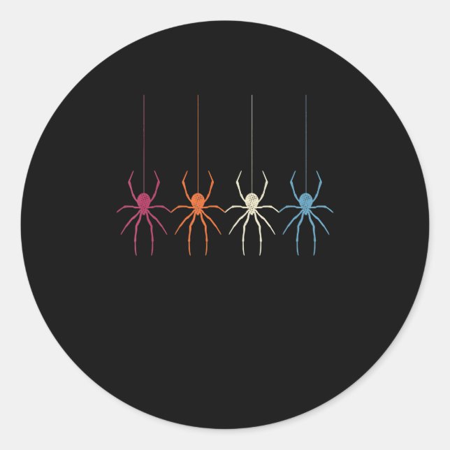 Adesivo Presente de aranha | Halloween 2020 Vintage Spider (Frente)