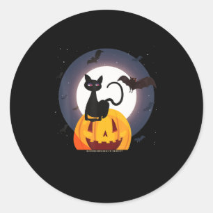 Adesivo Presente de aranha Pumpkin Preto De Gato Hallowe