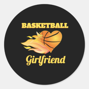 Adesivo Presente de basquete para fiery Heart Basball