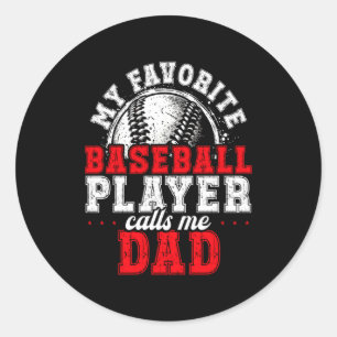 Adesivo Presente de beisebol de família combinando foto do