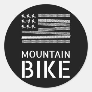 Adesivo Presente de bicicleta de montanha fora de estrada