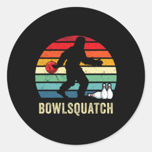 Adesivo Presente de boliche Bigfoot Presentes de Sasquatch