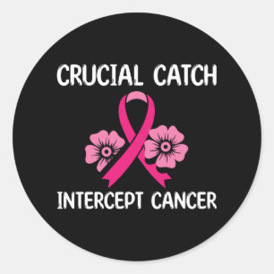 Adesivo Presente De Cancer De Intercepção Crucial Para Ami
