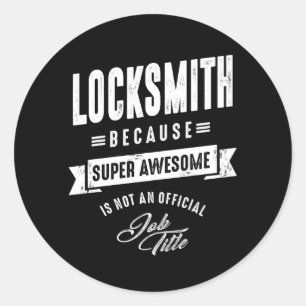 Adesivo Presente de Cargo de Trabalho do Locksmith