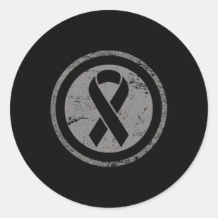Adesivo Presente de Consciência da Alopecia Vintage