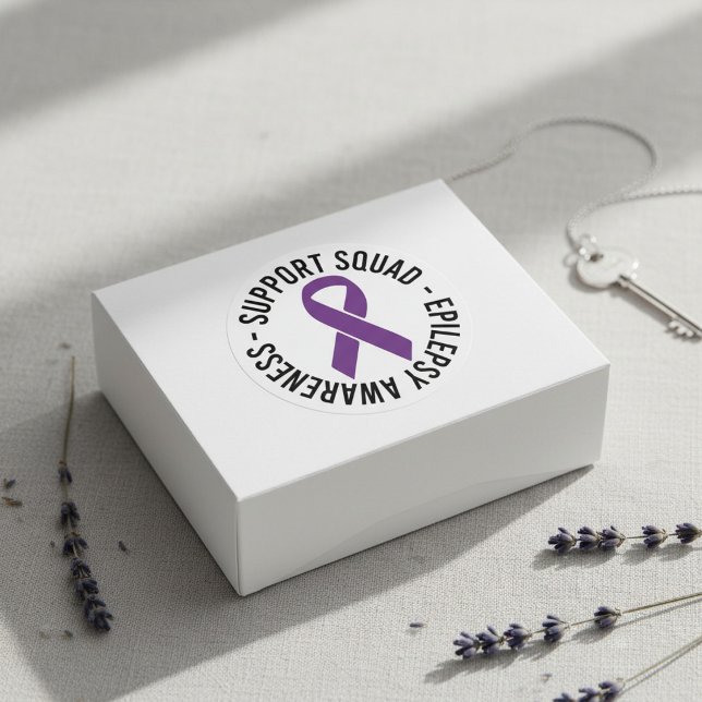 Adesivo Presente de Conscientização da Epilepsia Equipe de (Criador carregado)