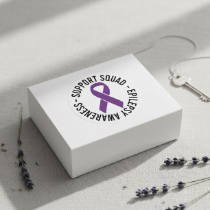 Adesivo Presente de Conscientização da Epilepsia Squad de 