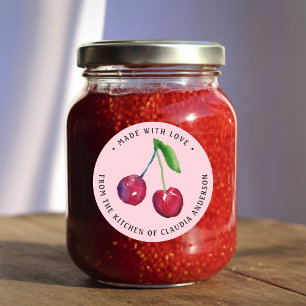 Adesivo Presente de cozinha de Natal cor-de-rosa com encap