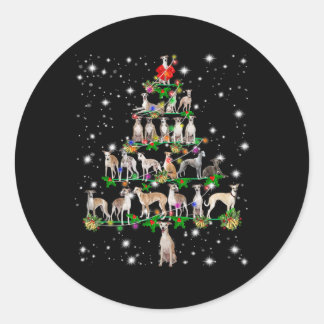 Adesivo presente de decoração de árvore de natal de chicot