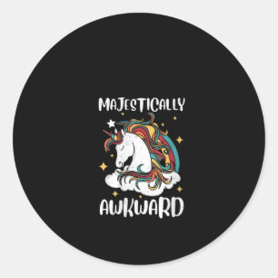 Adesivo Presente de Design de Unicórnio Maravilhosamente D