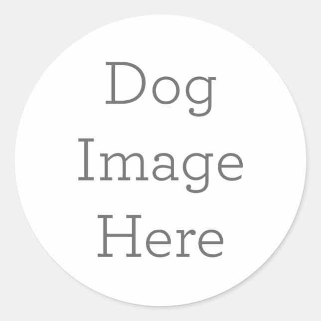 Adesivo Presente de Dog Sticker Personalizado (Frente)