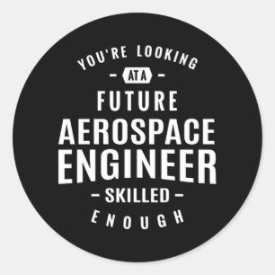 Adesivo Presente de Engenheiro Aeroespacial