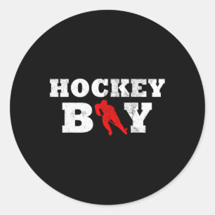 Adesivo Presente de Esportes Silhouette Player de Hockey