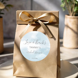 Adesivo Presente de favor de chá de panela Cloud 9