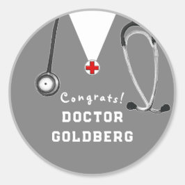 Adesivo Presente de Formatura de Médico