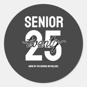 Adesivo Presente de formatura para veterano de 25 anos