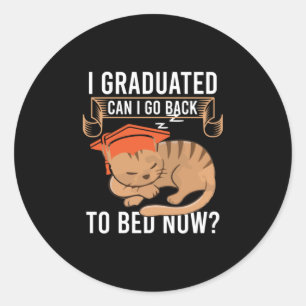 Adesivo Presente de Graduação Eu Me Formei Posso Volta
