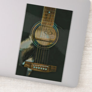 Adesivo presente de guitarra clássico para pai