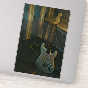 Adesivo presente de guitarra de baixo acústico