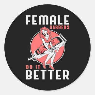 Adesivo Presente de Hairdresser Hair Stylist