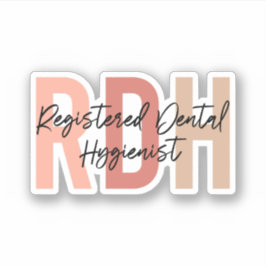 Adesivo Presente de Higienista Dental Registrado, Higiene 