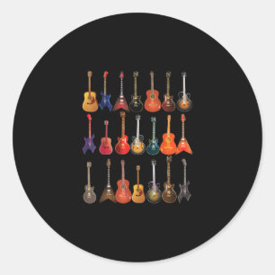 Adesivo Presente De Instrumentos Musicais De Pedra E Roll