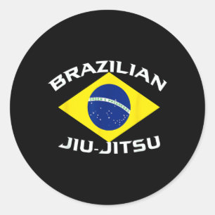 Adesivo Presente de Jiu-Jitsu Brasileiro - MMA BJJ e Grapp