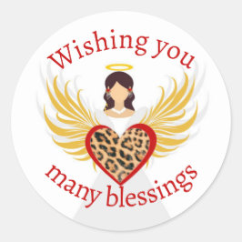 Adesivo Presente de Leopard Wings no Anjo do Natal