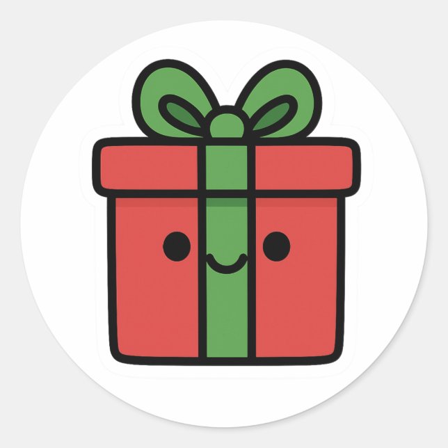 Adesivo Presente de Natal (Frente)