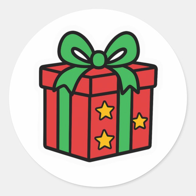 Adesivo Presente de Natal (Frente)