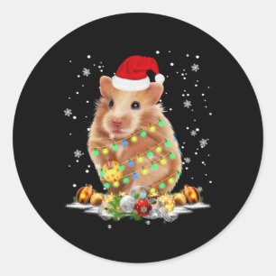 Adesivo Presente de Natal Árvore de Porquinho-da-índia Pre