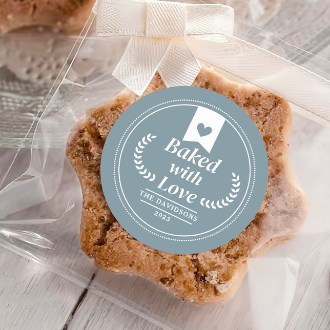 Adesivo Presente de Natal Azul (Criador carregado)