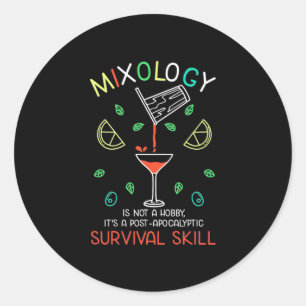 Adesivo Presente de Natal   Barman Mixologista