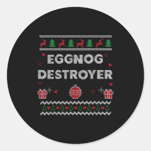 Adesivo Presente de Natal Feio Engraçado para Amante de Eg