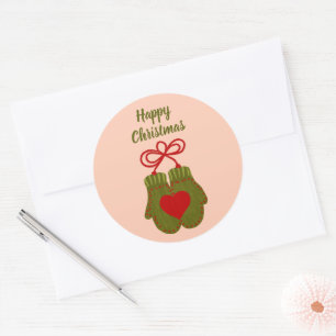 Adesivo Presente de Natal Personalizado para o Natal de Ho