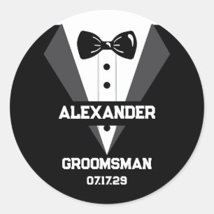 Adesivo Presente de padrinho de casamento com Nome Persona