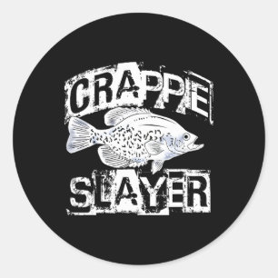 Adesivo Presente de pesca de Crappie engraçado peixe de ág