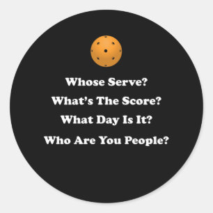 Adesivo Presente de Pickleball