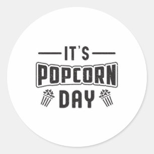 Adesivo Presente de Pop de Filme em Cinema Popcorn Day Sna