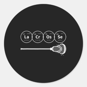 Adesivo Presente de Química da Mesa Periódica de Elementos