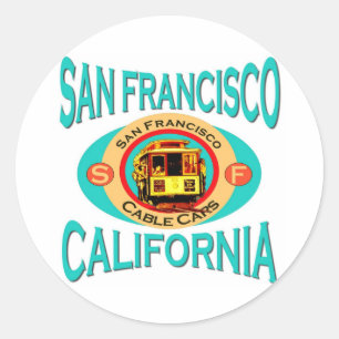 Adesivo Presente de San Francisco Califórnia