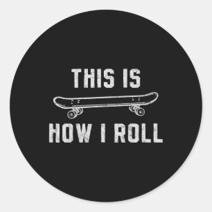 Adesivo Presente de skate de Skateboard para Skatista Vin