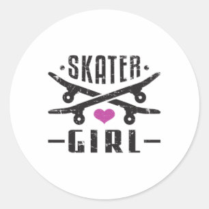 Adesivo Presente De Skate Do Skate Girl Sk8