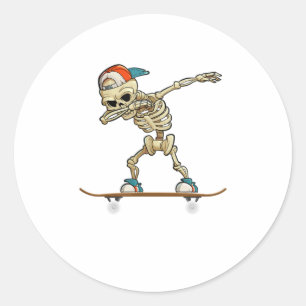 Adesivo Presente de Skeleton para Bater