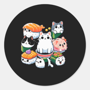 Adesivo Presente de Sobrecarga Sushi Gata Sushi com Anime