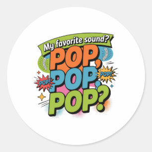 Adesivo Presente de som engraçado do Chiropractor Pop
