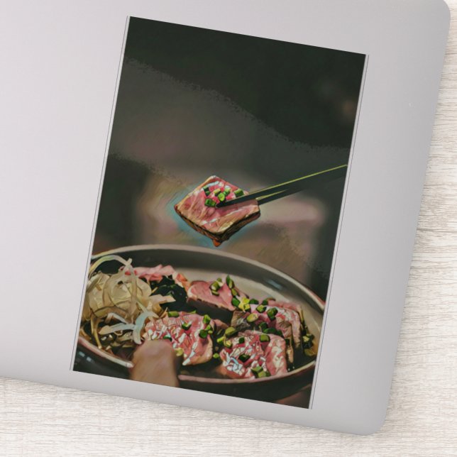 Adesivo presente de sushi legal (Detalhe)